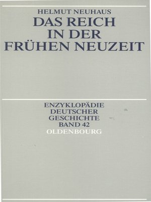 cover image of Das Reich in der Frühen Neuzeit